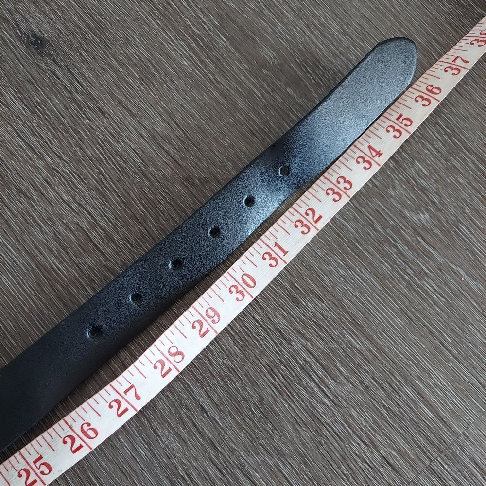 Express Black Belt with Silver Buckle - Picture 6 of 7